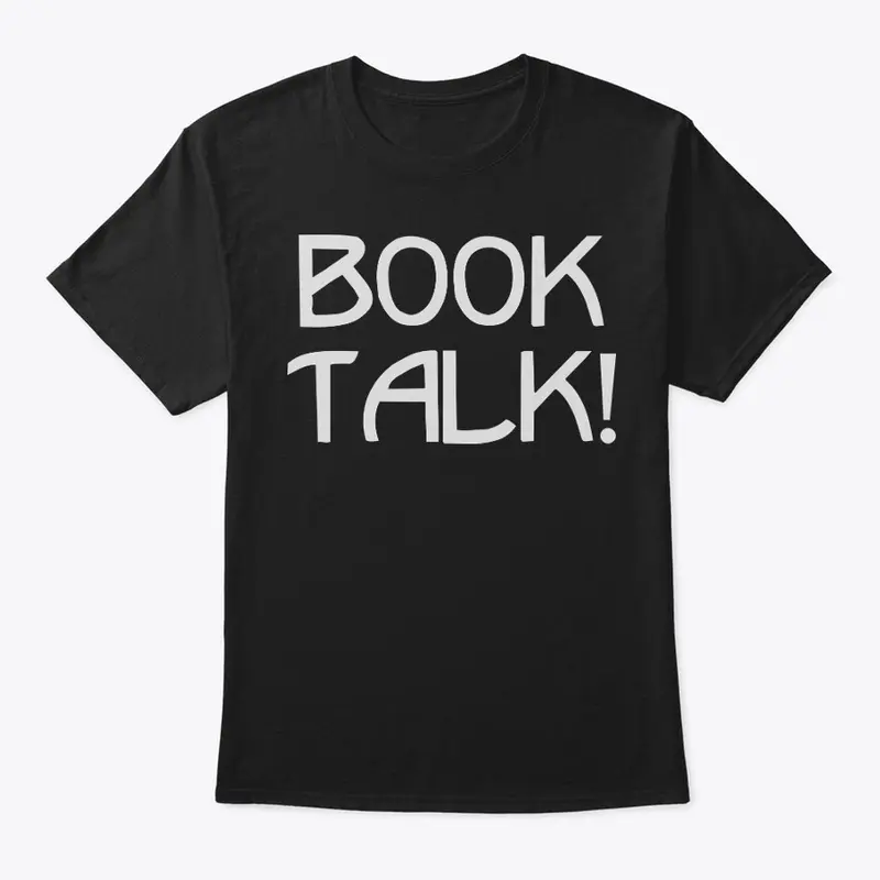 BOOK TALK! gray logo